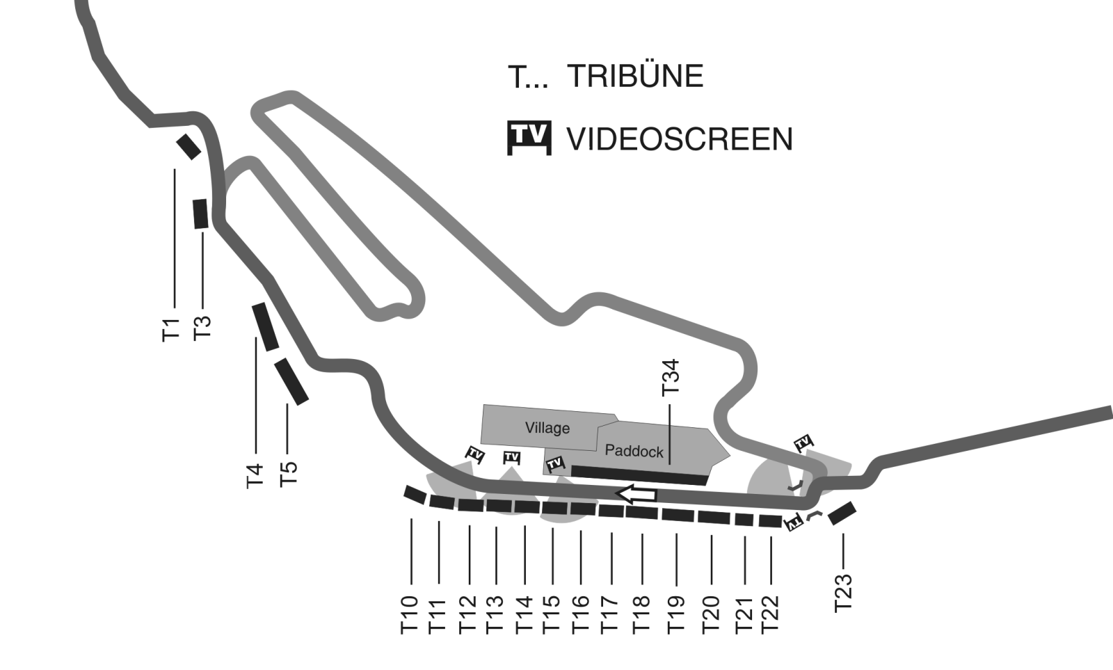 Le Mans Tribünen