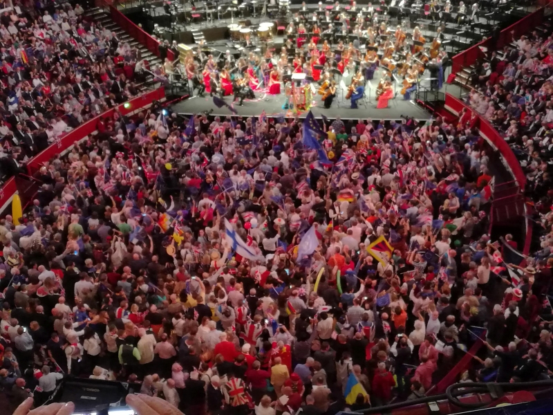 Die Halle kurz vor Ende der Pause